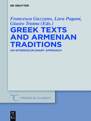 cover image of Greek Texts and Armenian Traditions